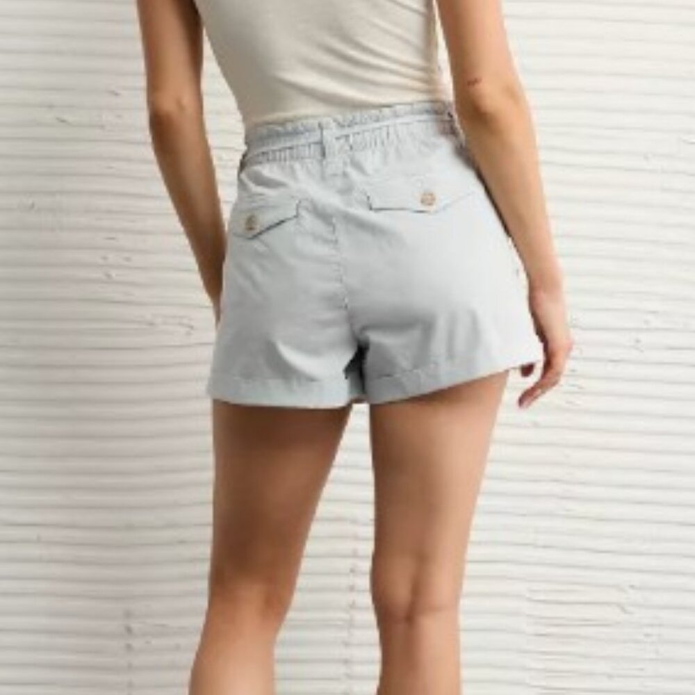 AE Stretch High-Waisted Lightweight Trouser Short - Picture 2 of 2